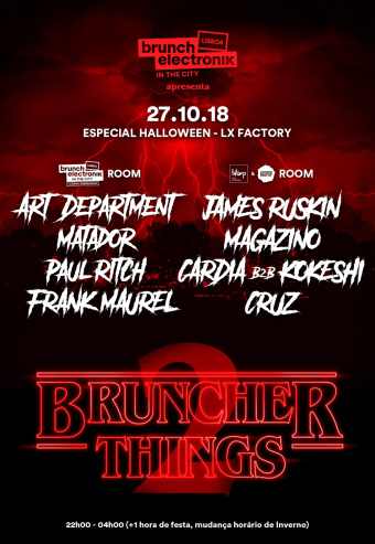 BRUNCH ELECTRONIK LISBOA-HALLOWEEN 2018