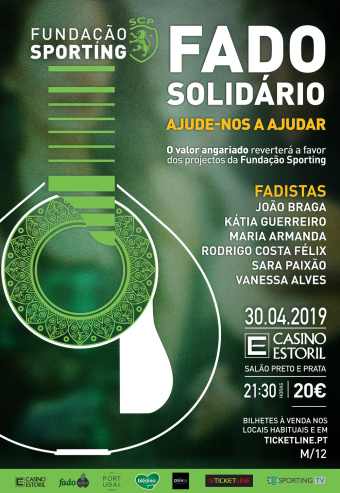 FADO SOLIDÁRIO – FUNDAÇÃO SPORTING CP | CASINO ESTORIL