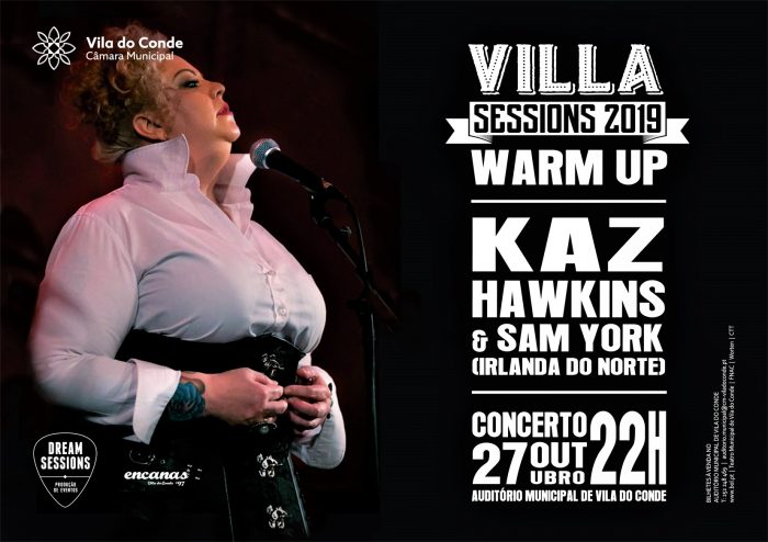 Kaz Hawkins ft Sam York vão dar um concerto em Vila do Conde