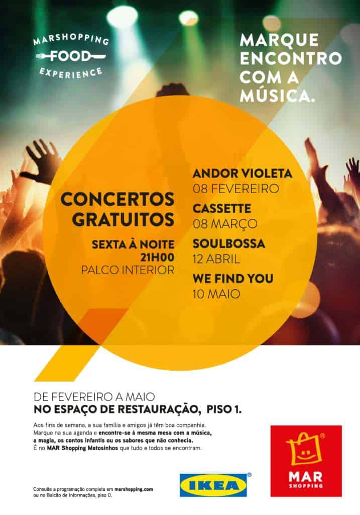 We Find You em concerto intimista no MAR Shopping Matosinhos