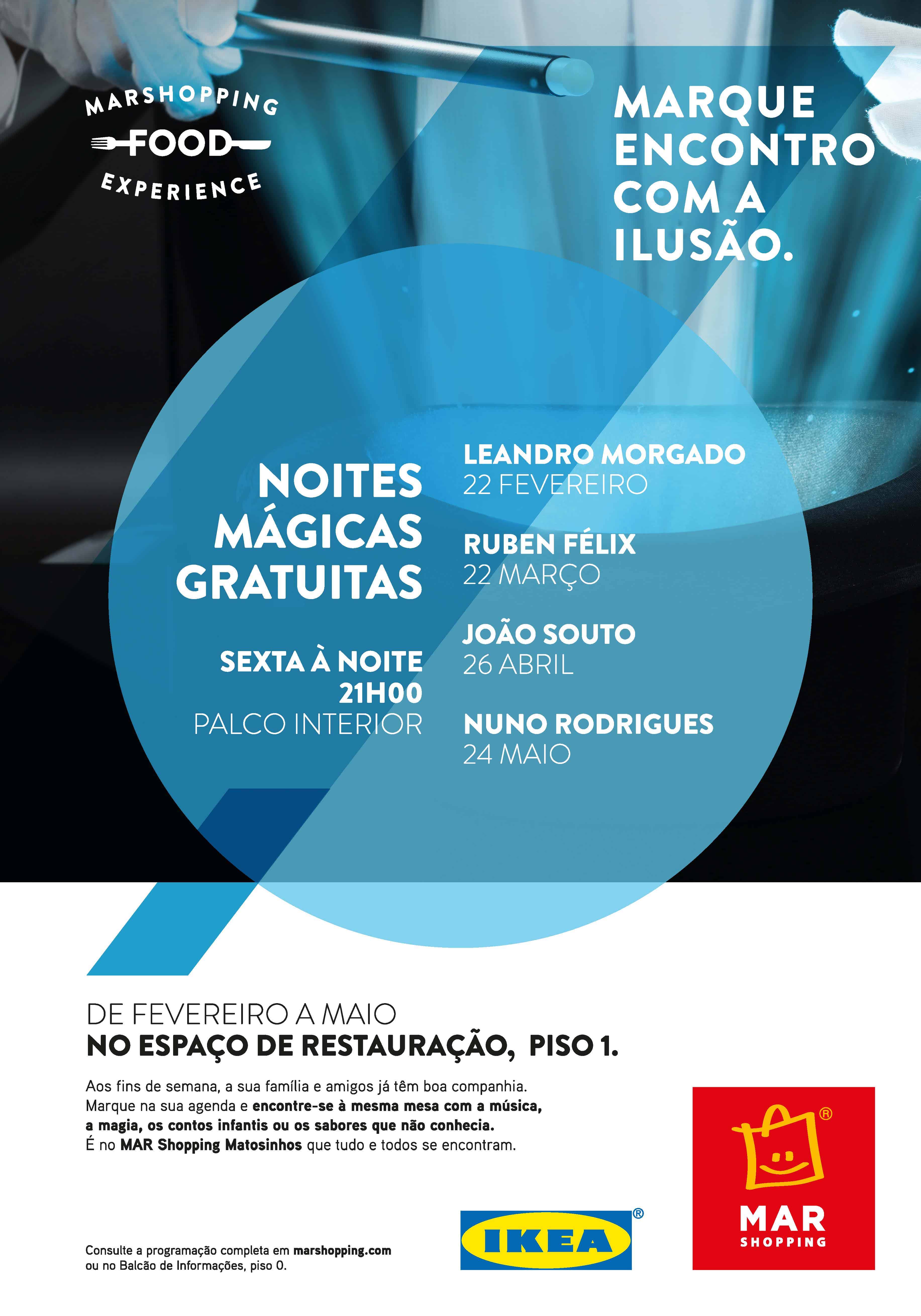 Noite mágica com Nuno Rodrigues | MAR Shopping Matosinhos