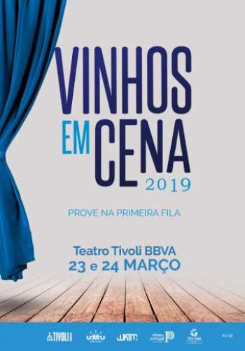 VINHOS EM CENA 2019 - Nos dias 23 e 24 de março, o Teatro Tivoli BBVA acolhe a 3ª edição de Vinhos em Cena, um evento único em Portugal, que promove o encontro entre a arte do vinho, as artes performativas e não só. Dirigido ao público geral, tem como pano de fundo um dos mais emblemáticos teatros lisboetas e um ícone da prestigiada Avenida da Liberdade.