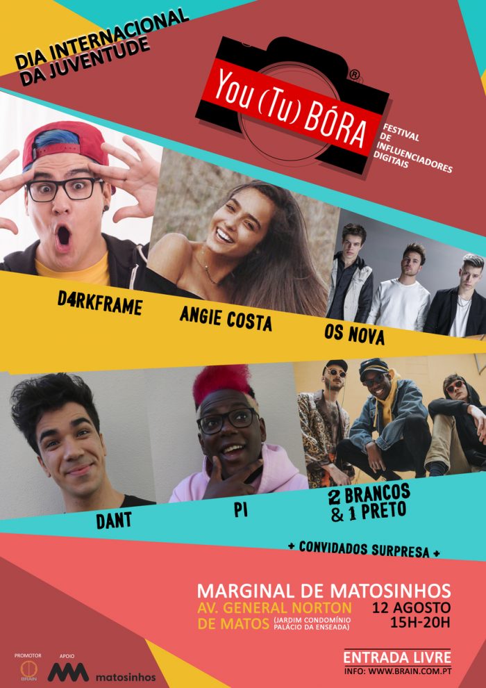 No próximo dia 12 de Agosto em Matosinhos (Porto) nasce o YOU(TU)BÓRA!