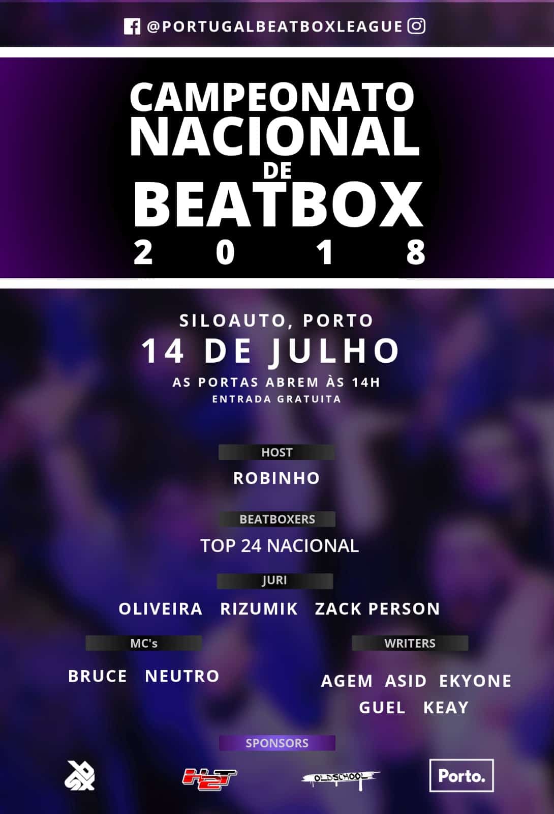 O Campeonato Nacional de Beatbox vai disputar-se este ano no Porto