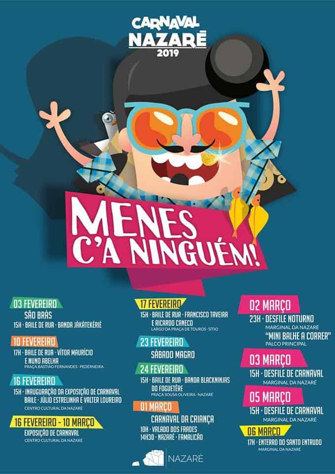 CARNAVAL DA NAZARÉ 2019 | PROGRAMA GERAL