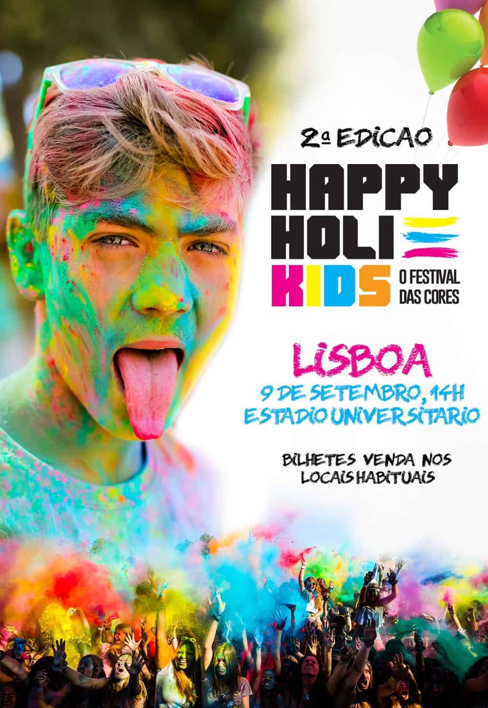 Muita cor e alegria no Happy Holi do Núcleo de Educação Infantil