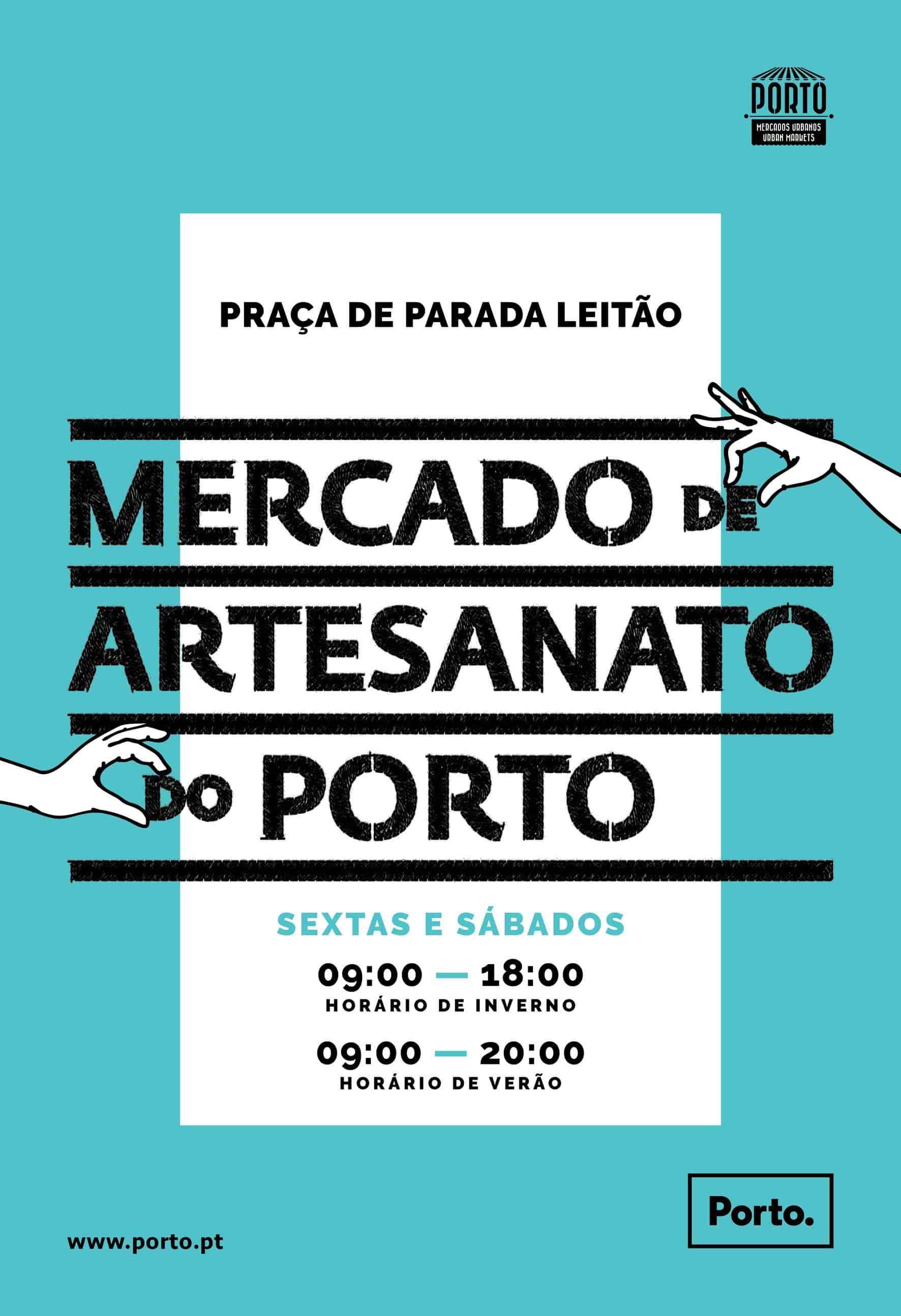 MERCADO DE ARTESANATO DO PORTO NA PRAÇA DE PARADA LEITÃO