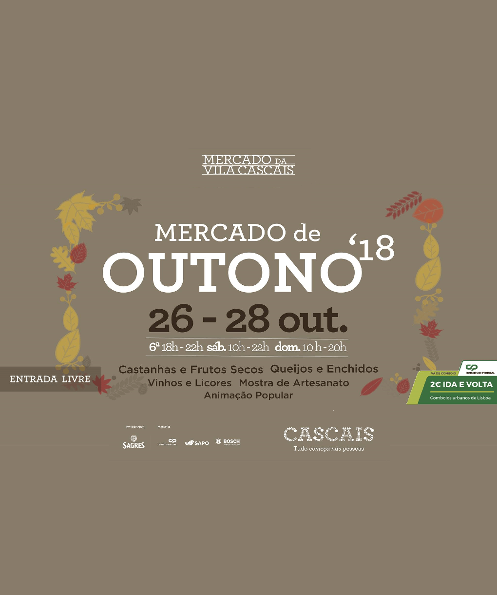 MERCADO DE OUTONO 2018 | MERCADO DA VILA – CASCAIS