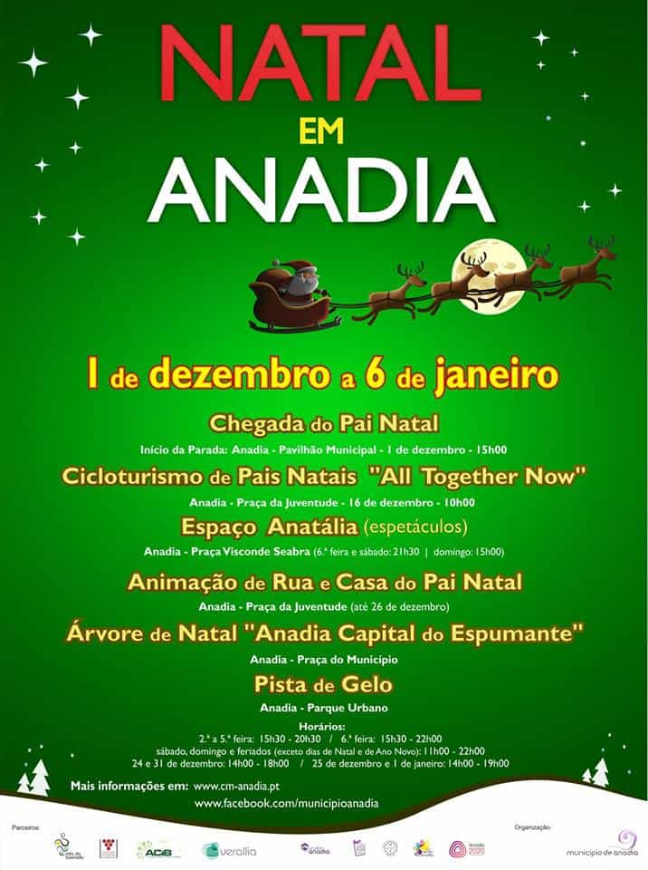 NATAL EM ANADIA: CHEGADA DO PAI NATAL À CIDADE