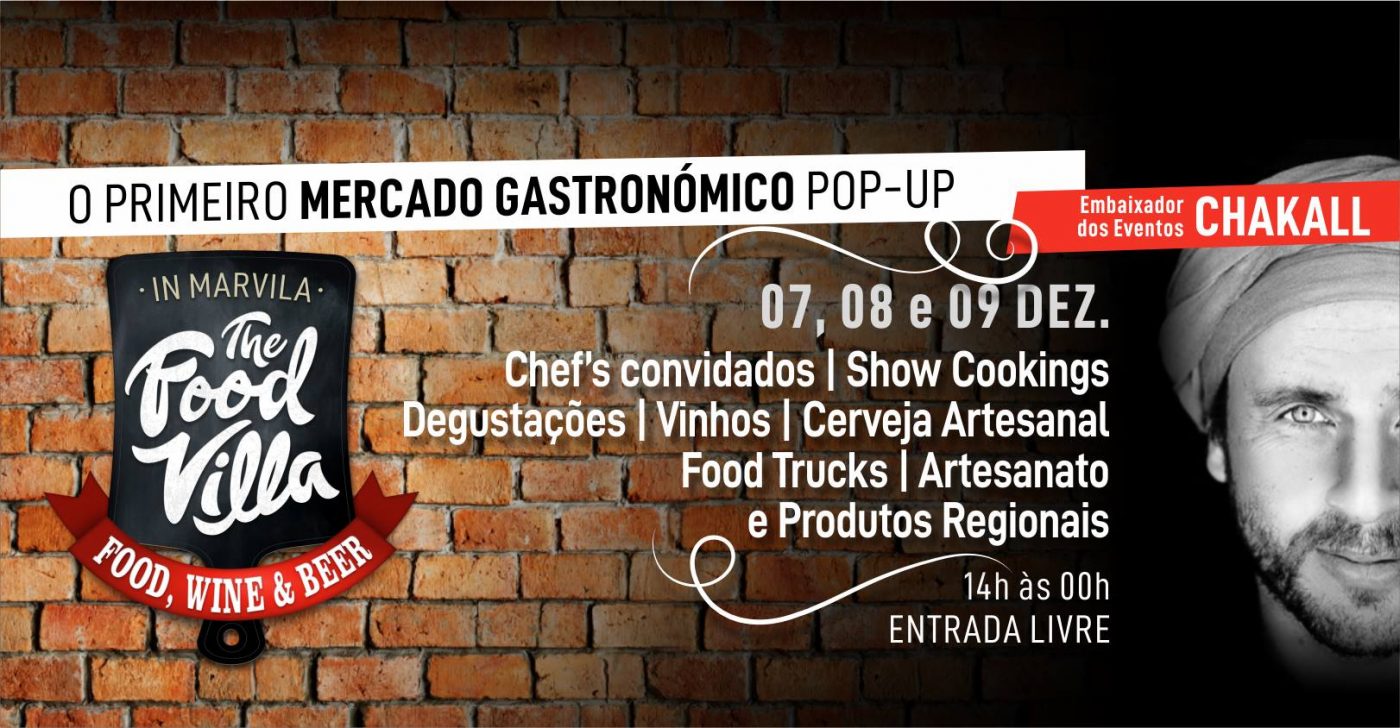 The Food Villa é o primeiro festival gastronómico de Marvila! É já hoje