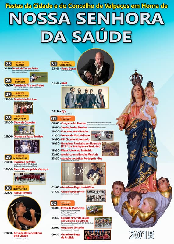 FESTAS DA NOSSA SENHORA DA SAÚDE | VALPAÇOS