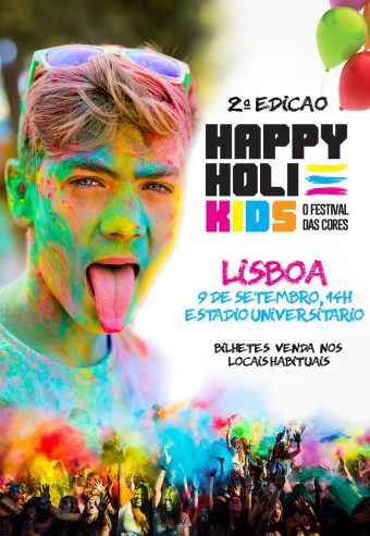 HAPPY HOLI KIDS-FESTIVAL DAS CORES-EDIÇÃO INFANTIL