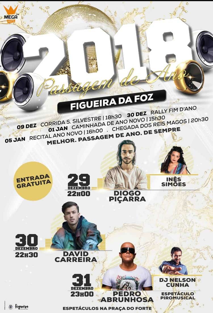 PASSAGEM DE ANO FIGUEIRA DA FOZ 2017-2018