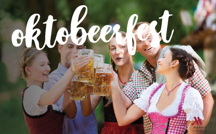 O Oktobeerfest está de regresso ao Lisbon Marriott Hotel, na sua 11ª edição! É a versão da Oktoberfest, a festa tradicional alemã que anima desde 1810 a cidade de Munique, na Alemanha, que o prestigiado hotel da capital, celebra com o intuito de fomentar o intercâmbio cultural luso-alemão e proporcionar um lugar onde os convidados possam cultivar e fazer amizades, num ambiente e atmosfera únicos.