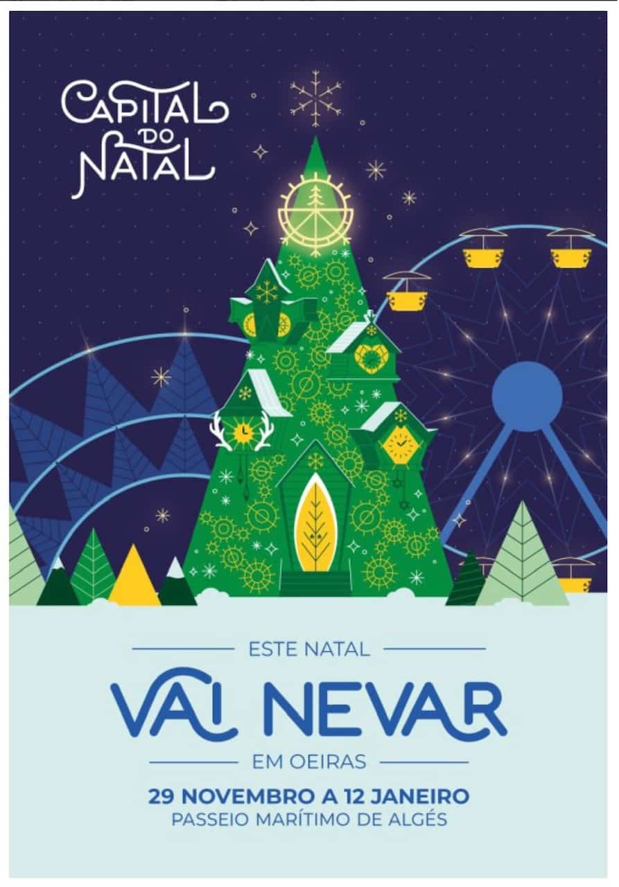 CAPITAL DO NATAL | CHRISTMAS FUN PARK - OEIRAS 2019 - De 29 de Novembro a 12 de Janeiro, o Passeio Marítimo de Algés, em Oeiras, vai transformar-se num recinto fantástico e inimaginável, cheio de magia, sonhos e também muito divertimento.