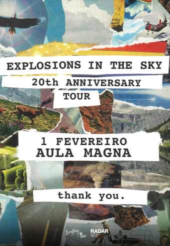 EXPLOSIONS IN THE SKY – 20TH ANNIVERSARY TOUR | AULA MAGNA