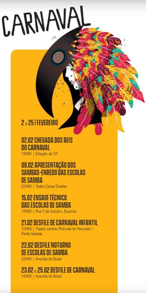 CARNAVAL BUARCOS FIGUEIRA DA FOZ 2019 - O famoso Carnaval Buarcos Figueira da Foz 2020 está de volta à "Rainha das Praias de Portugal"! De 02 a 25 de fevereiro, a região vive uma dos maiores festejos de Carnaval.