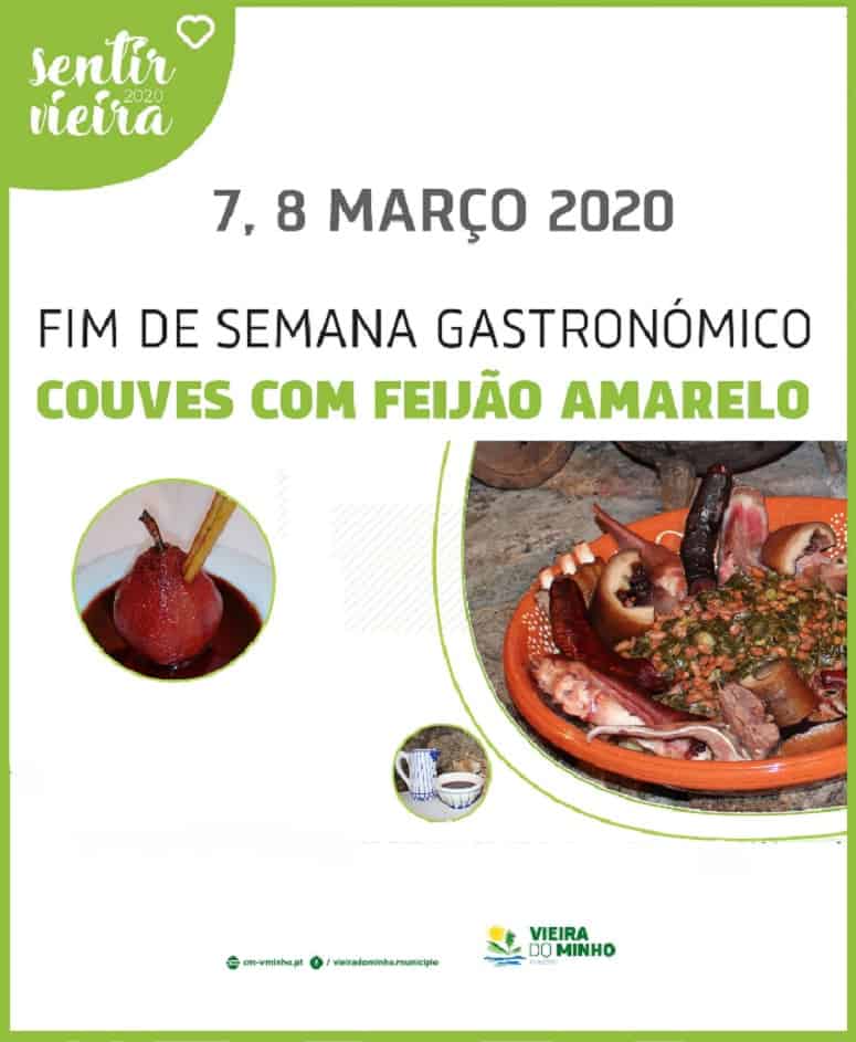 FIM DE SEMANA DAS COUVES COM FEIJÃO AMARELO 2020