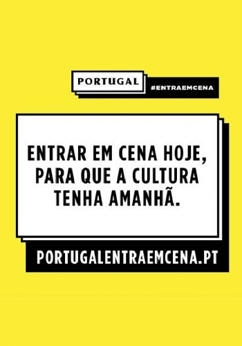 A Sagres associou-se ao Portugal #EntraEmCena,  um movimento nacional, marketplace digital, onde os artistas podem lançar ideias e obter investimento para a fase de conceção e desenvolvimento.