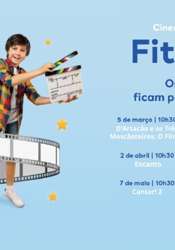 "Fitinhas" - cinema infantil gratuito, está de regresso  ao Mar Shopping Matosinhos, e entre março e julho, crianças entre os três e os 12 anos poderão assistir a alguns dos maiores sucessos de animação do último ano.