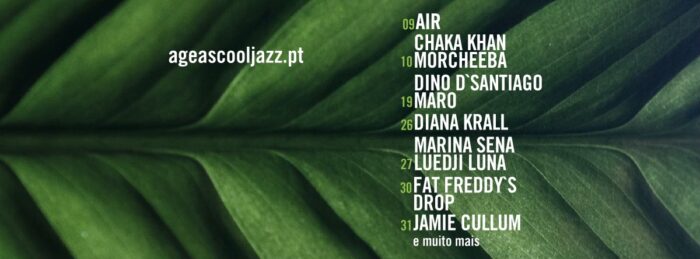 AGEAS COOL JAZZ 2024 | CASCAIS - O Festival AGEAS COOL JAZZ 2024 realiza-se de 9 a 31 de julho em Cascais, no Hipódromo Manuel Possolo (eventos pagos) e nos Jardins da Casa de Histórias Paula Rego.