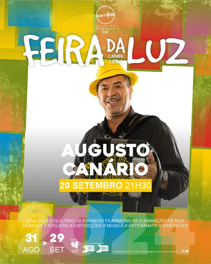 FEIRA DA LUZ 2024 | CARNIDE - A Feira da Luz está de regresso ao Largo da Luz, em Carnide, Lisboa, de 31 de agosto a 29 de setembro. 