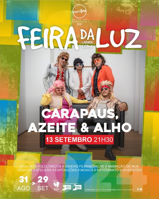 FEIRA DA LUZ 2024 | CARNIDE - A Feira da Luz 2024 está de regresso ao Largo da Luz, em Carnide, Lisboa, de 31 de agosto a 29 de setembro.