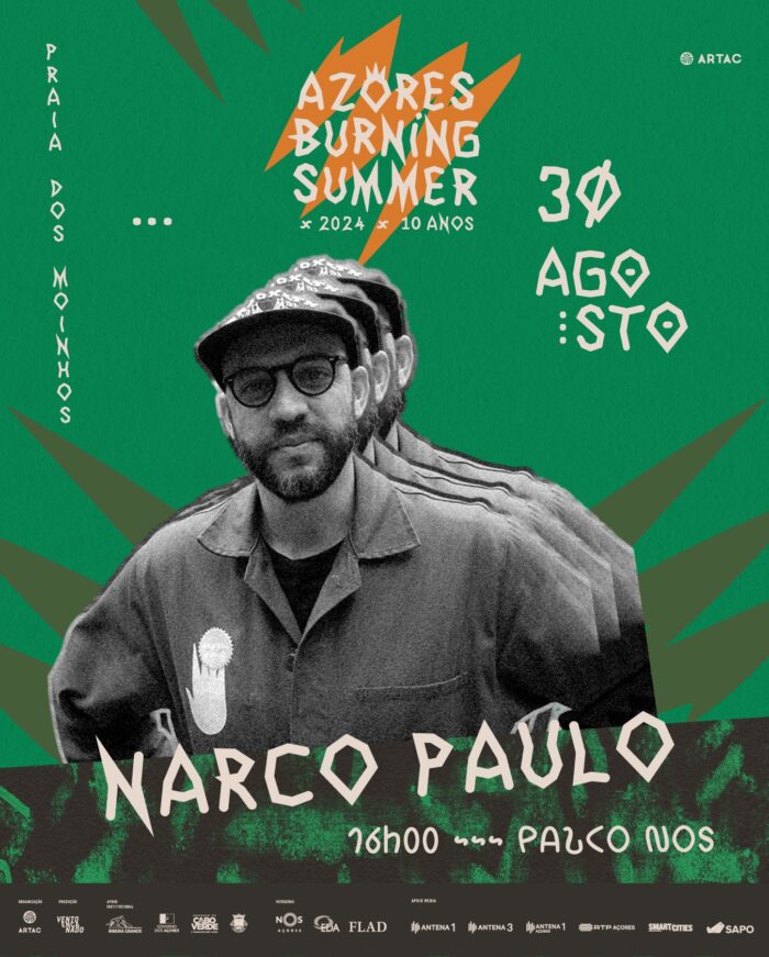 AZORES BURNING SUMMER FESTIVAL 2020 - O Festival Azores Burning Summer 2024 decorre nos dias 30 e 31 de agosto, na Praia dos Moinhos em Porto Formoso, ilha de São Miguel, naquela que é a sua 10ª edição.