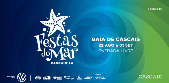 FESTAS DO MAR 2024 | CASCAIS - De 22 de agosto a 01 de setembro estão de volta as Festas do Mar de Cascais. O festival de verão mais perto do Atlântico está de volta com a melhor música que se faz em Portugal. O acesso é gratuito. Os utilizadores Viver Cascais voltam a ter uma Área Exclusiva Viver Cascais junto ao palco principal.