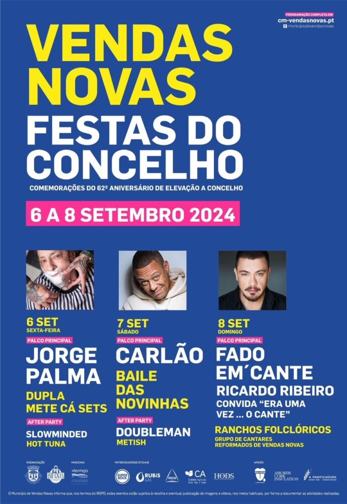 FESTAS DO CONCELHO 2024 | VENDAS NOVAS