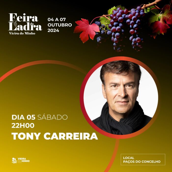 FEIRA DA LADRA 2024 | VIEIRA DO MINHO - A Feira da Ladra 2024 vai decorrer de 04 a 07 de outubro em Vieira do Minho, junto aos Paços do Concelho. A Feira da Ladra, centenárias Festas Concelhias são sinónimo de convívio e entretenimento e o maior cartaz cultural da região.