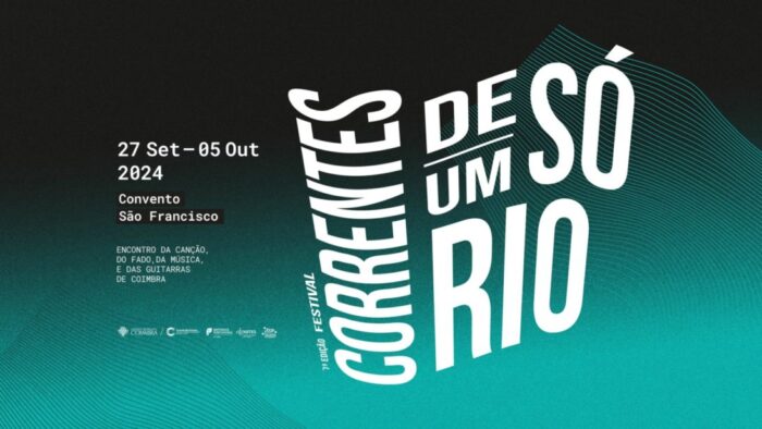 FESTIVAL CORRENTES DE UM SÓ RIO 2024 | COIMBRA - O festival Correntes De Um Só Rio – Encontro da Canção, do Fado, da Música, e das Guitarras de Coimbra está de regresso ao Convento São Francisco de 27 de setembro a 5 de outubro, naquela que é a sua 7ª edição.