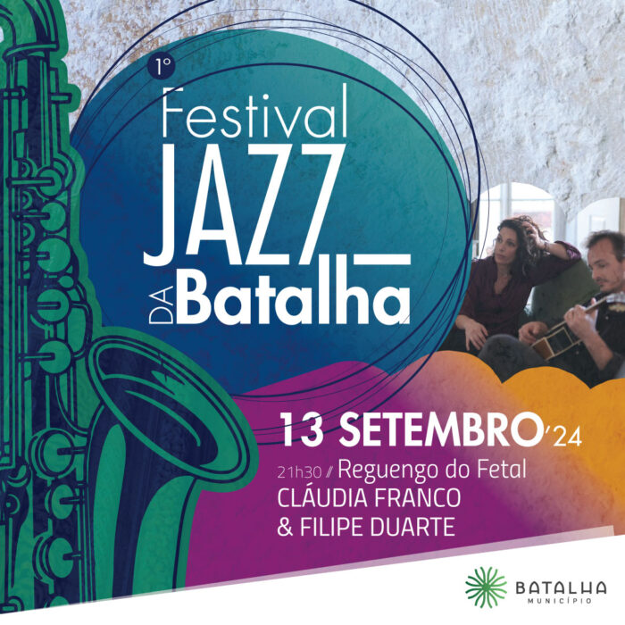 FESTIVAL DE JAZZ DA BATALHA 2024 - A 1ª edição do Festival de Jazz da Batalha começa no dia 06 de setembro, com PEDRO NOBRE QUARTETO, pelas 21h30 na Freguesia da Golpilheira.