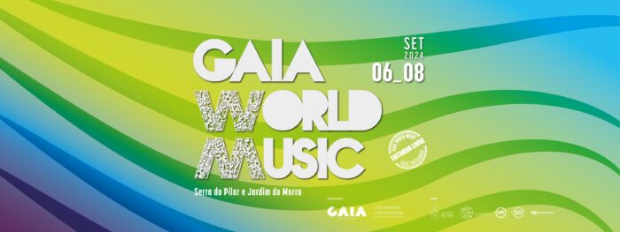 GAIA WORLD MUSIC 2024 - As músicas do mundo vão tomar conta da Serra do Pilar e do Jardim do Morro em Vila Nova de Gaia, nos dias 06, 07 e 08 de setembro. Ritmos, melodias e emoções de todos os cantos do planeta. Este Gaia World Music promete ser uma viagem sonora inesquecível, que não pode perder!