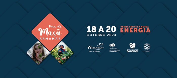 FEIRA DA MAÇÃ 2024 | ARMAMAR - A Feira da Maçã 2024, vai decorrer nos dias 18, 19 e 20 de outubro em Armamar, num evento anual que acontece desde 2008.