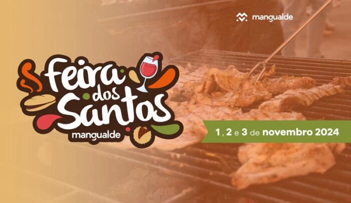 FEIRA DOS SANTOS 2024 | MANGUALDE - A Feira dos Santos, também conhecida como Feira das Febras, está de volta a Mangualde! O certame, que conta já com mais de 300 anos existência, voltará a animar, nos dias 01, 02 e 03 de novembro, as ruas do centro da cidade, colocando em destaque o que de melhor se faz no concelho ao nível da gastronomia, vinhos, artesanato, agropecuária, máquinas e alfaias agrícolas, camiões, entre outros.