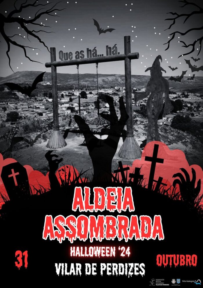 VILAR DE PERDIZES ALDEIA ASSOMBRADA | HALLOWEEN 2024 - No último dia deste mês, 31 de outubro, a mística aldeia de Vilar de Perdizes, no concelho de Montalegre, promove mais uma edição do Halloween sob o chapéu da "Aldeia Assombrada" a girar em torno da figura do padre Fontes. Um evento organizado pela Associação de Defesa do Património Vilar de Perdizes, União de Freguesias de Vilar de Perdizes e Meixide e Município de Montalegre.