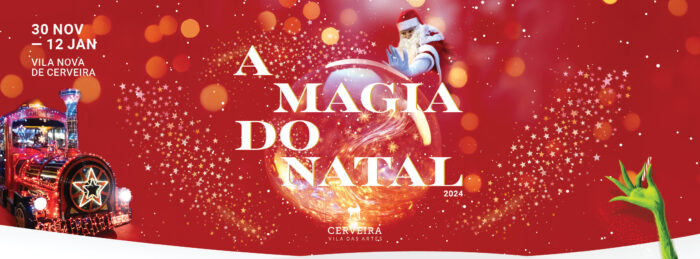 A MAGIA DO NATAL 2024 | VILA NOVA DE CERVEIRA - A Magia do Natal volta a Vila Nova de Cerveira de 30 de novembro a 12 de janeiro. A época mais mágica do ano volta a ser comemorada, de forma inovadora e surpreendente, num ambiente de pura magia. 