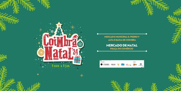 COIMBRA NATAL 2024 - De 09 de novembro a 06 de janeiro, a Câmara Municipal de Coimbra oferece uma ampla programação alusiva à época festiva, com atividades dispersas por vários locais. O espaço público na Alta e da Baixa da cidade, a margem esquerda do Parque Verde do Mondego, o Mercado Municipal D. Pedro V, as igrejas de São Bartolomeu e de Santa Cruz, o Museu Municipal de Coimbra ou o Pavilhão Municipal Multidesportos Mário Mexia são apenas alguns dos espaços que concentram a programação, que vai acontecer ao longo de 59 dias.