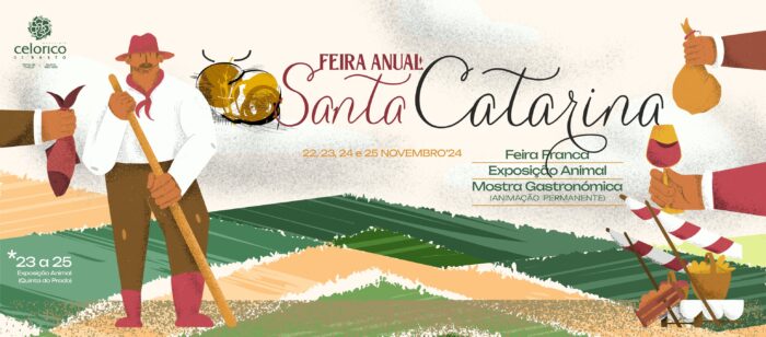 FEIRA ANUAL DE SANTA CATARINA 2024 | CELORICO DE BASTO - As ruas de Celorico de Basto, serão animadas pela Feira Anual de Santa Catarina, de 22 a 25 de novembro, reunindo vários ramos da atividade económica.