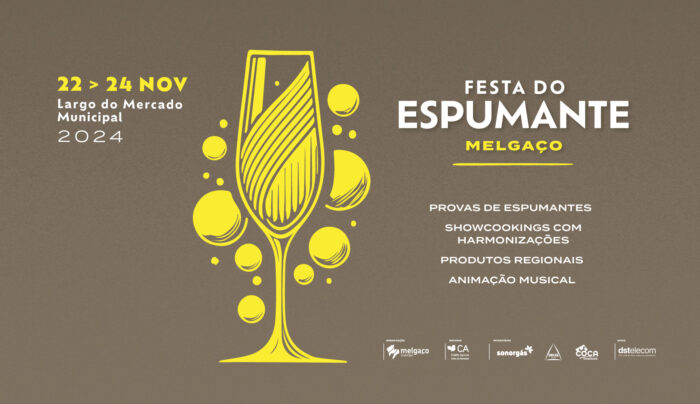 FESTA DO ESPUMANTE 2024 | MELGAÇO - A tão ansiada Festa do Espumante 2024, um evento que destaca os melhores espumantes da sub-região de Monção e Melgaço, mas também produtos gastronómicos únicos, vai decorrer nos dias 22, 23 e 24 de novembro. Durante os três dias, o evento oferecerá ainda animação cultural variada com apresentações musicais de artistas locais e convidados.