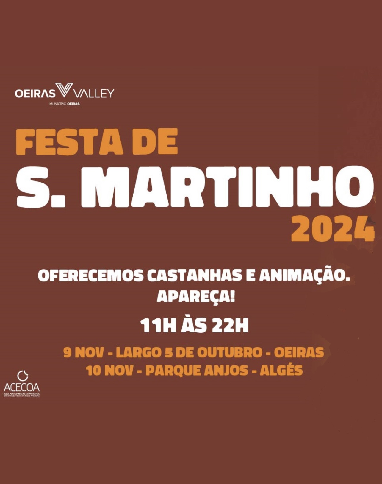 FESTAS DE SÃO MARTINHO 2024 | OEIRAS E ALGÉS