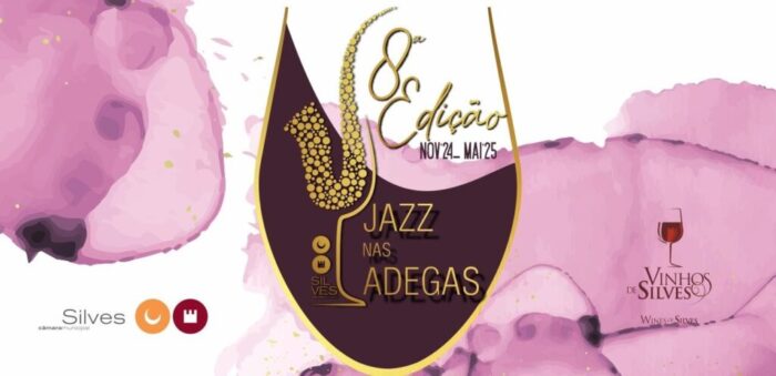 JAZZ NAS ADEGAS 2024 E 2025 | SILVES - O ciclo Jazz nas Adegas, na sua 8ª edição,  dá continuidade ao trabalho de dinamização cultural dos Vinhos de Silves, levando o público a explorar o interior algarvio e a descobrir o "Outro Algarve”. Este evento, promovido pelo Município de Silves, proporciona uma experiência marcante e única, em cada sessão, onde se celebra a identidade cultural e enológica do concelho.